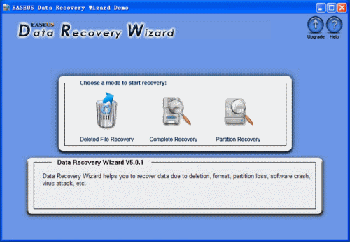 Data recovery wizard